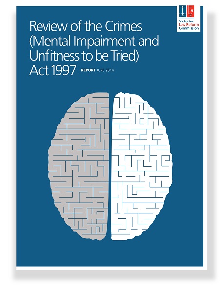 Cover of the Mental Impairment report shos a brain with a maze design on a blue background