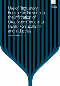 Cover of Regulatory regimes consultation paper